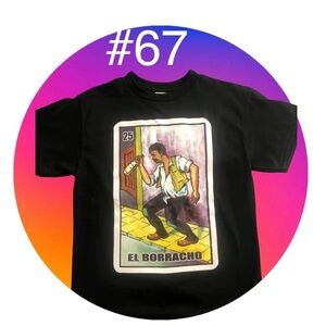 El Borracho Lotería Graphic T-SHIRT